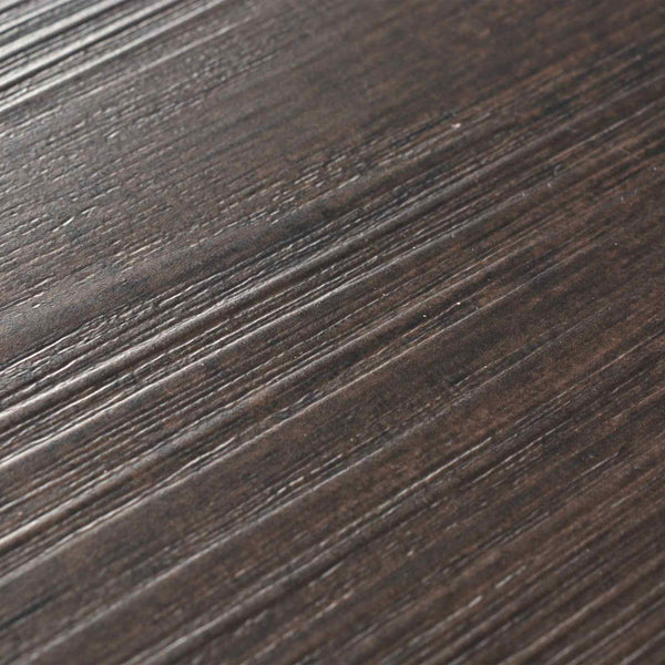 Dunkelbraune PVC Bodenplanken, 2,51 m²