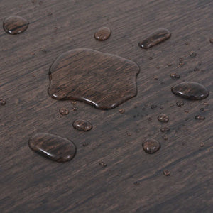 Dunkelbraune PVC Bodenplanken, 2,51 m²