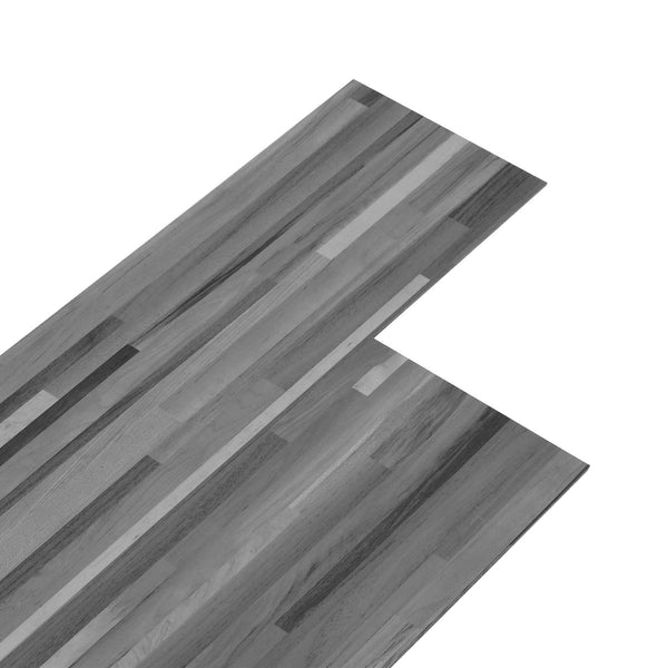 PVC Bodenplanken Gestreift Grau 2,51 m²