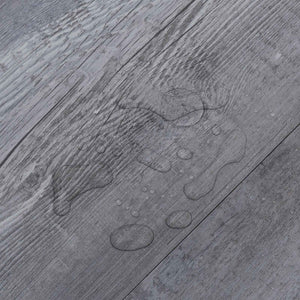 Selbstklebende Bodenplanken Holzgrau 2,51 m²