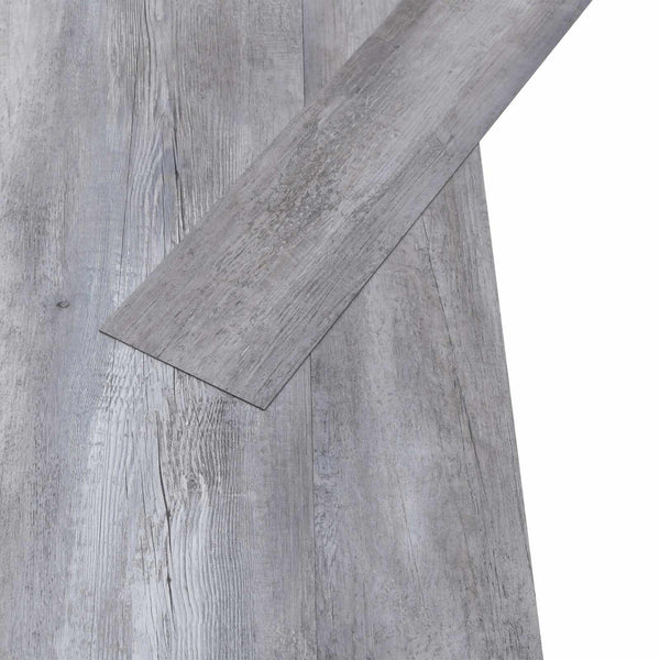 Selbstklebende Bodenplanken Holzgrau 2,51 m²