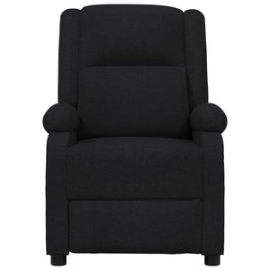 vidaXL Fauteuil relax électrique en tissu noir