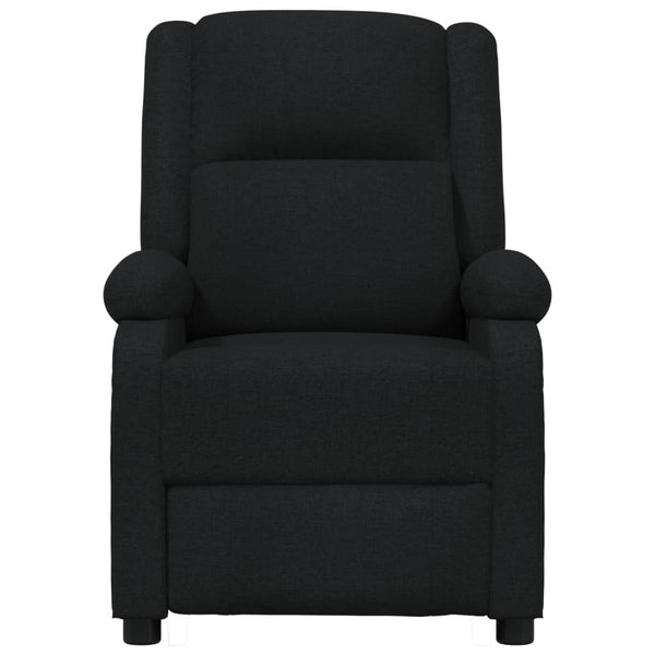 vidaXL Fauteuil relax électrique en tissu noir