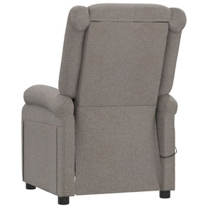 Relaxsessel Elektrisch Taupe Stoff