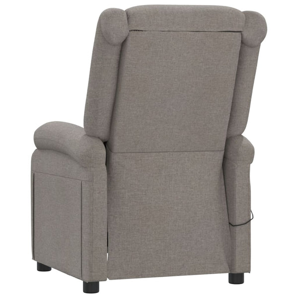 Relaxsessel Elektrisch Taupe Stoff