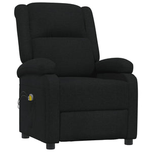 Massagesessel Elektrisch Schwarz Stoff
