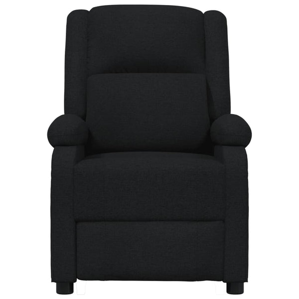 Massagesessel Elektrisch Schwarz Stoff