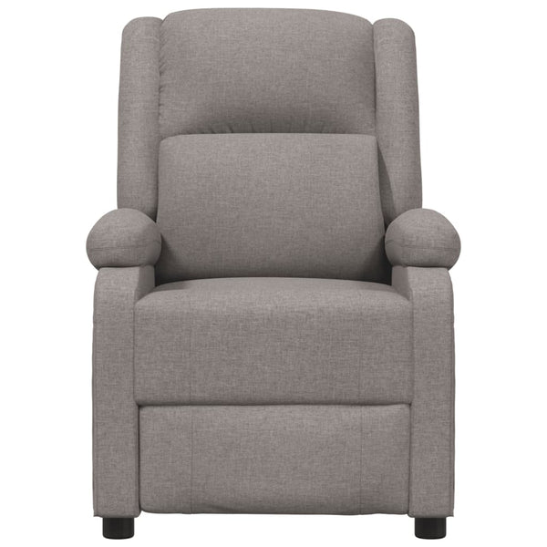 Massagesessel Elektrisch Taupe Stoff