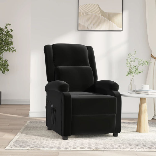 Relaxsessel Elektrisch Schwarz Samt