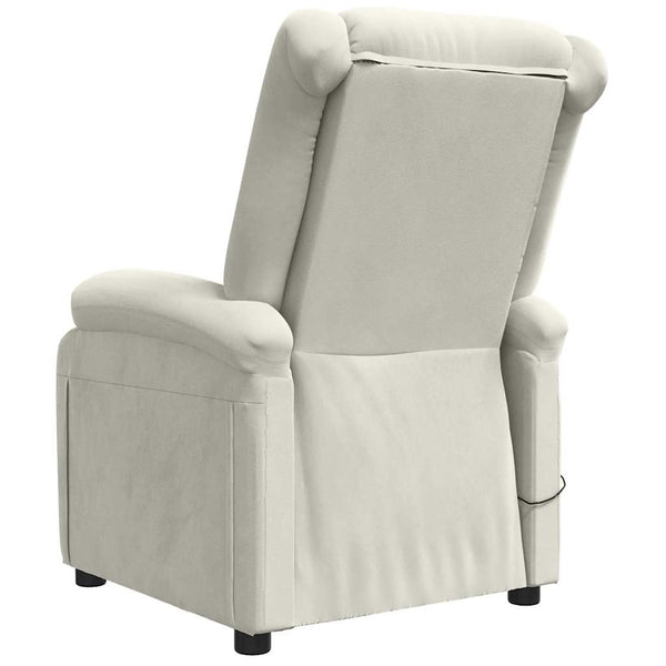Massagesessel Elektrisch Creme Samt