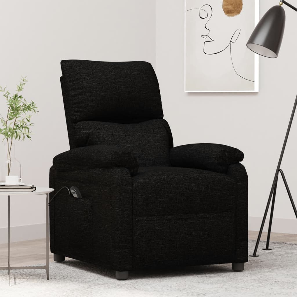 Relaxsessel Elektrisch Schwarz Stoff
