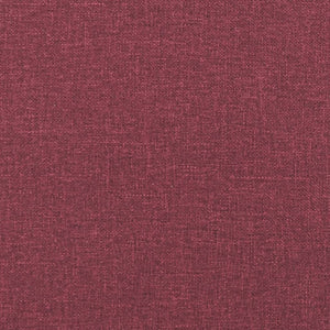 vidaXL Fauteuil relax électrique tissu rouge bordeaux