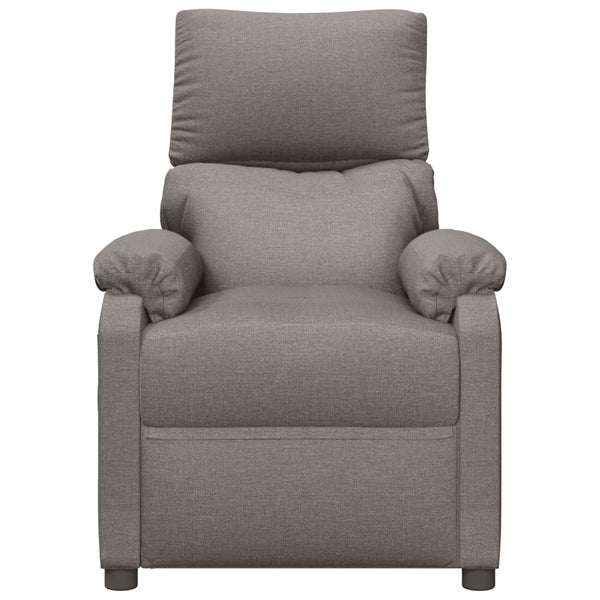 Relaxsessel Elektrisch Taupe Stoff