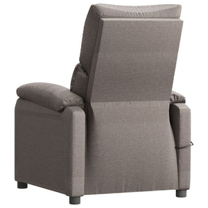 Relaxsessel Elektrisch Taupe Stoff