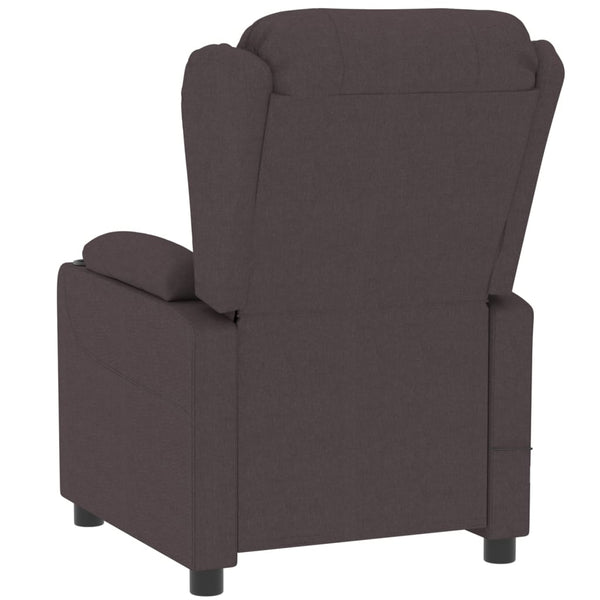 Relaxsessel Elektrisch Dunkelbraun Stoff