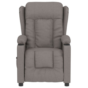 Relaxsessel Elektrisch Taupe Stoff
