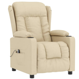 Relaxsessel Elektrisch Creme Stoff