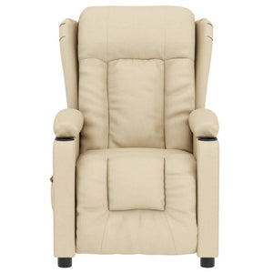 Relaxsessel Elektrisch Creme Stoff