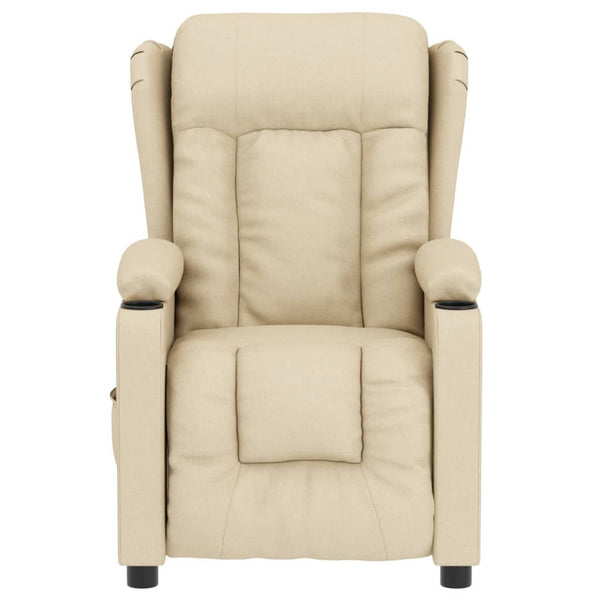 Relaxsessel Elektrisch Creme Stoff
