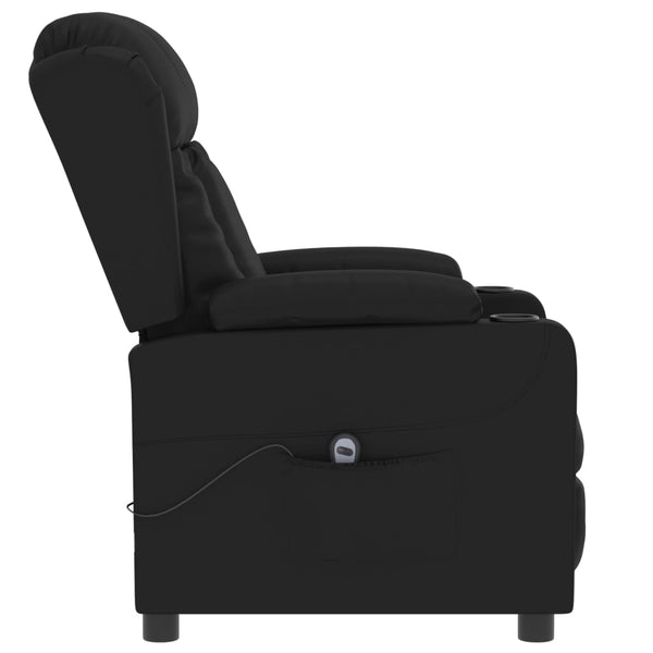Relaxsessel Elektrisch Schwarz Kunstleder