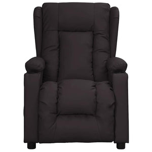 Massagesessel Elektrisch Schwarz Kunstleder