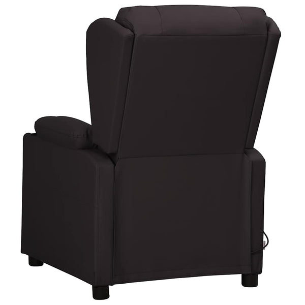 Massagesessel Elektrisch Schwarz Kunstleder