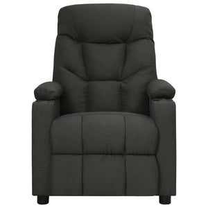 vidaXL Fauteuil de massage électrique Noir Tissu