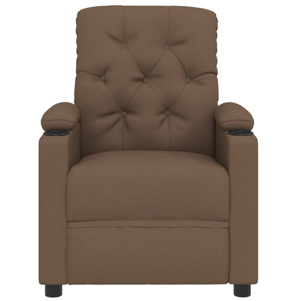Relaxsessel Elektrisch Braun Stoff