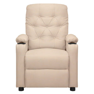 Relaxsessel Elektrisch Creme Stoff