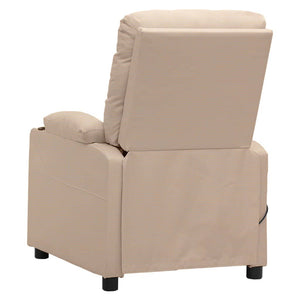 Relaxsessel Elektrisch Creme Stoff