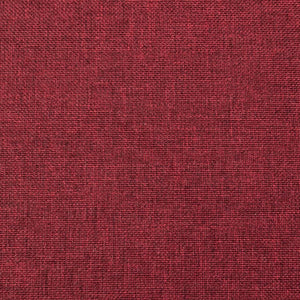 vidaXL Fauteuil de massage électrique en tissu rouge bordeaux