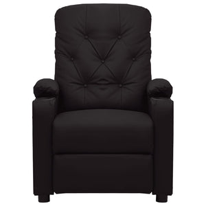 Relaxsessel Elektrisch Schwarz Kunstleder