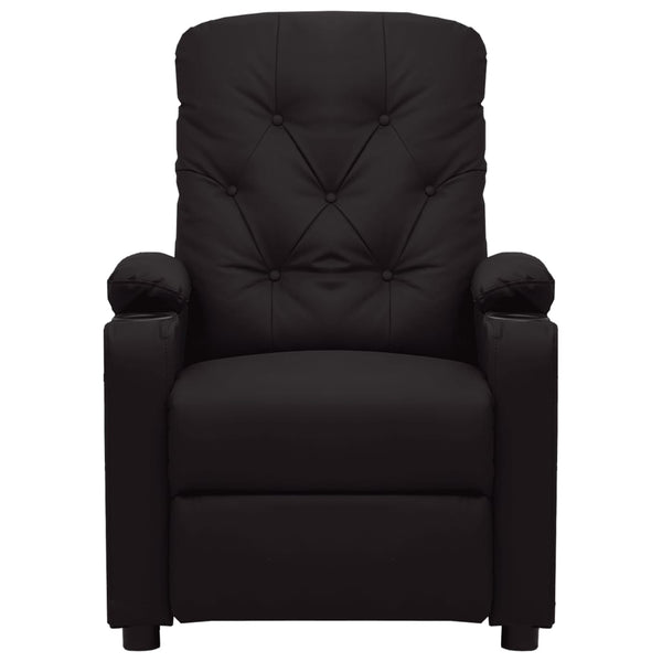Relaxsessel Elektrisch Schwarz Kunstleder
