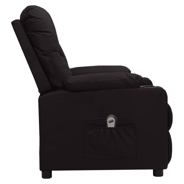Relaxsessel Elektrisch Schwarz Kunstleder