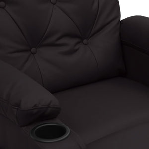 Relaxsessel Elektrisch Schwarz Kunstleder