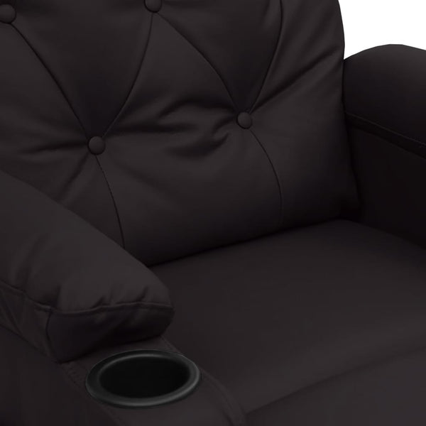 Relaxsessel Elektrisch Schwarz Kunstleder