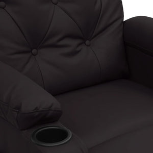 Massagesessel Elektrisch Schwarz Kunstleder