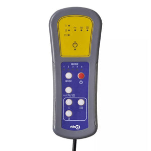 Massagesessel Elektrisch Weinrot Kunstleder