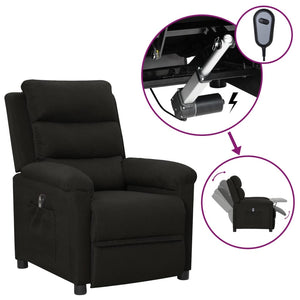 Relaxsessel Elektrisch Schwarz Stoff
