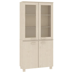 Highboard HAMAR Massivholz Kiefer Honigbraun