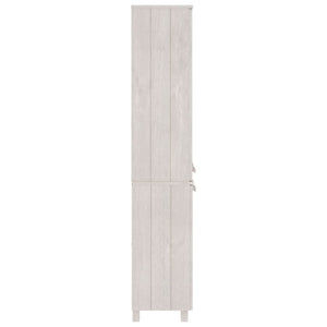 Highboard HAMAR Massivholz Kiefer Weiß