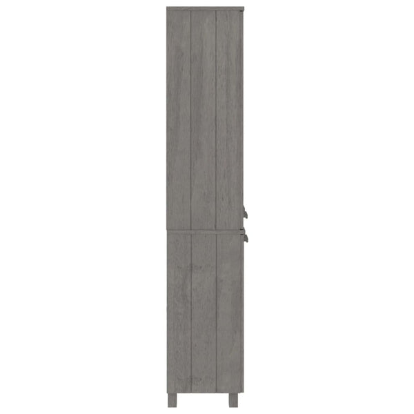 Highboard HAMAR Massivholz Kiefer Hellgrau
