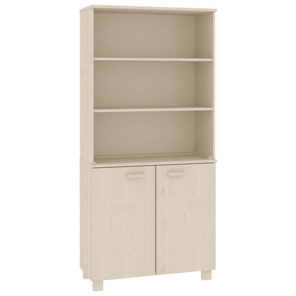 Highboard HAMAR Massivholz Kiefer Honigbraun