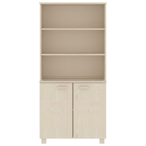 Highboard HAMAR Massivholz Kiefer Honigbraun