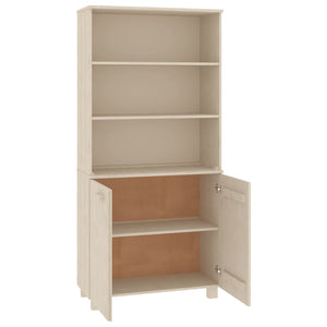 Highboard HAMAR Massivholz Kiefer Honigbraun