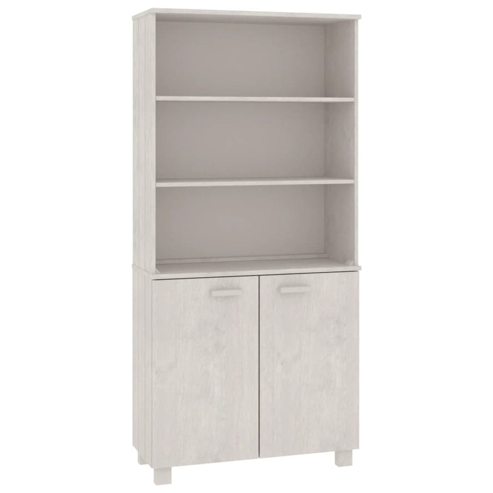 Highboard HAMAR Massivholz Kiefer Weiß