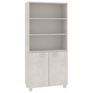 Highboard HAMAR Massivholz Kiefer Weiß