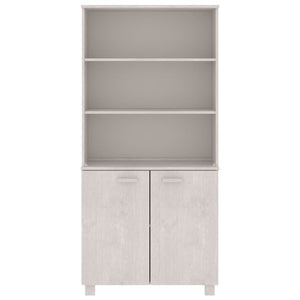 Highboard HAMAR Massivholz Kiefer Weiß