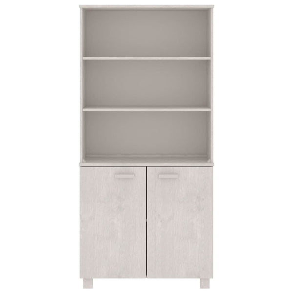 Highboard HAMAR Massivholz Kiefer Weiß