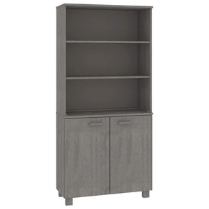 Highboard HAMAR Massivholz Kiefer Hellgrau